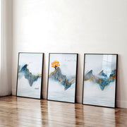 Wall decor for home office | set of 3 wall art
