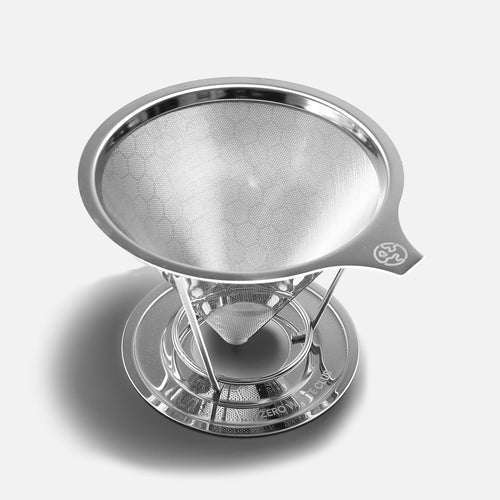 Zero Waste Club Reusable Stainless Steel Coffee Filter - Eco-Friendly & Durable