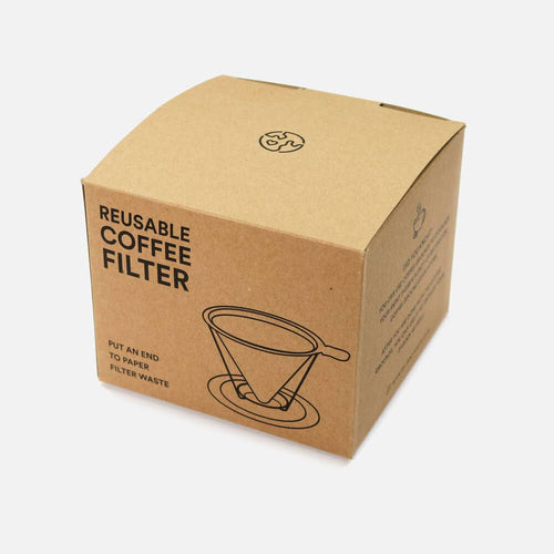 Zero Waste Club Reusable Stainless Steel Coffee Filter - Eco-Friendly & Durable