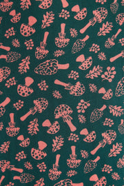Louche Zura Mushroom Magic Print Long Sleeve Mini Dress